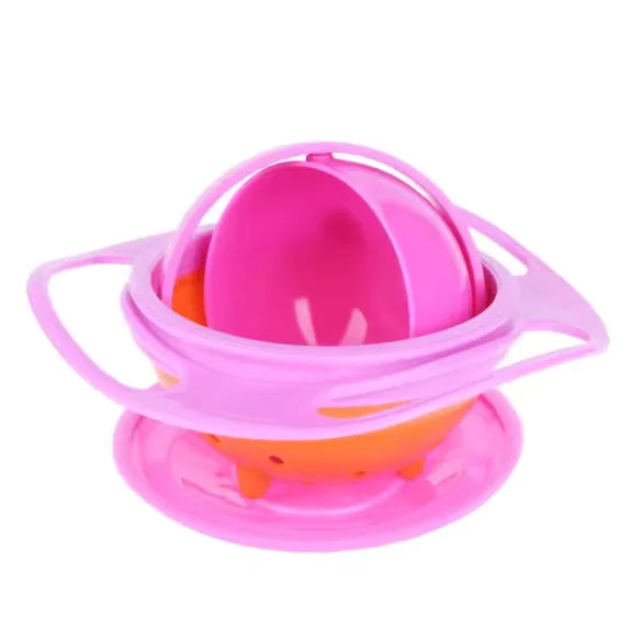 360-Degree Rotating Baby Bowl with Universal Gyro