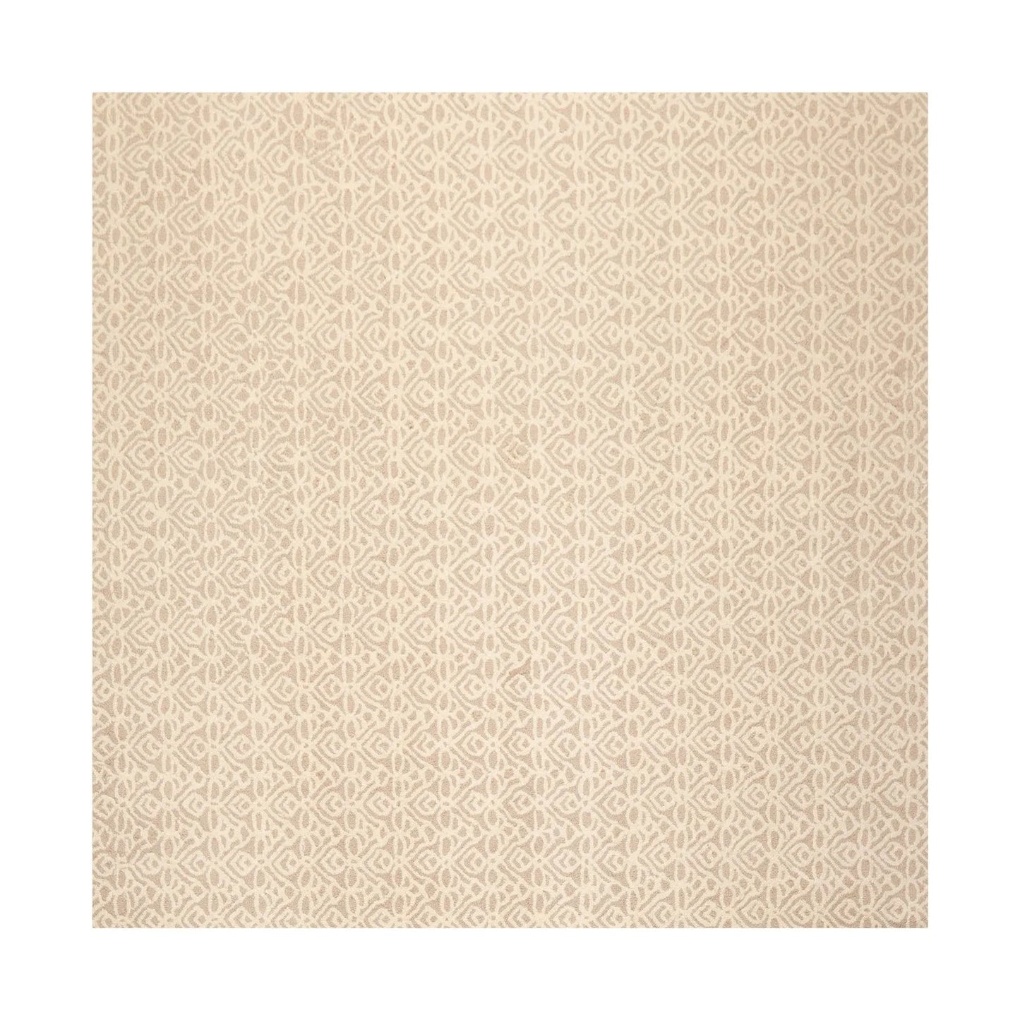 LoomBloom Multi Size Ivory Hand Tufted Modern Geometric New Zealand Wool Oriental Area Rug-4