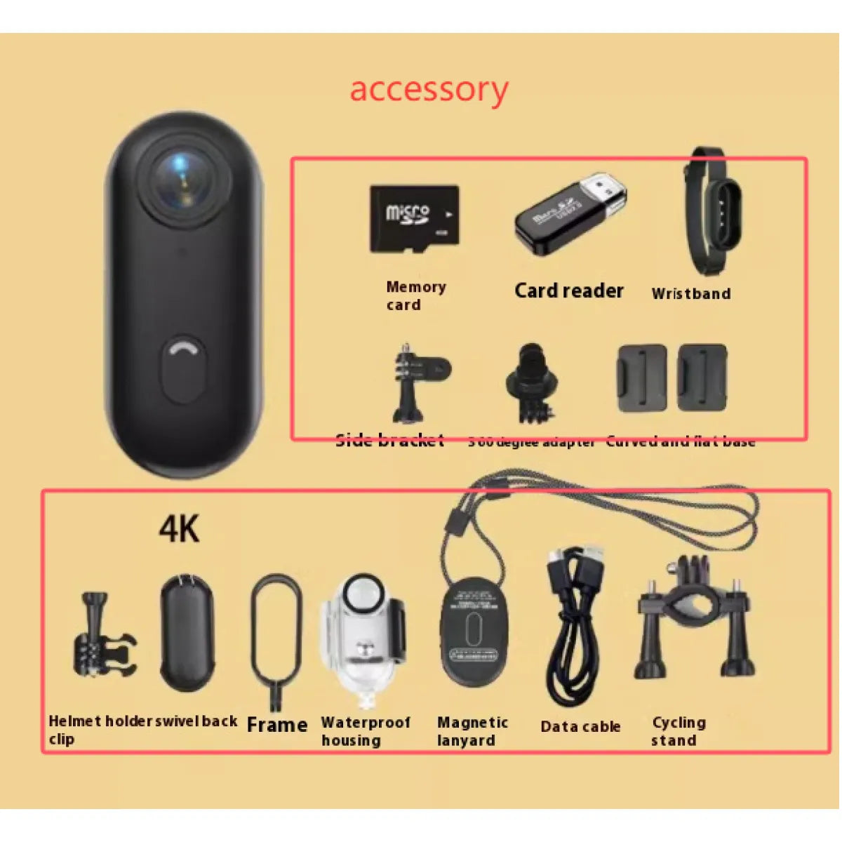 Mini 4K Action Sports Camera