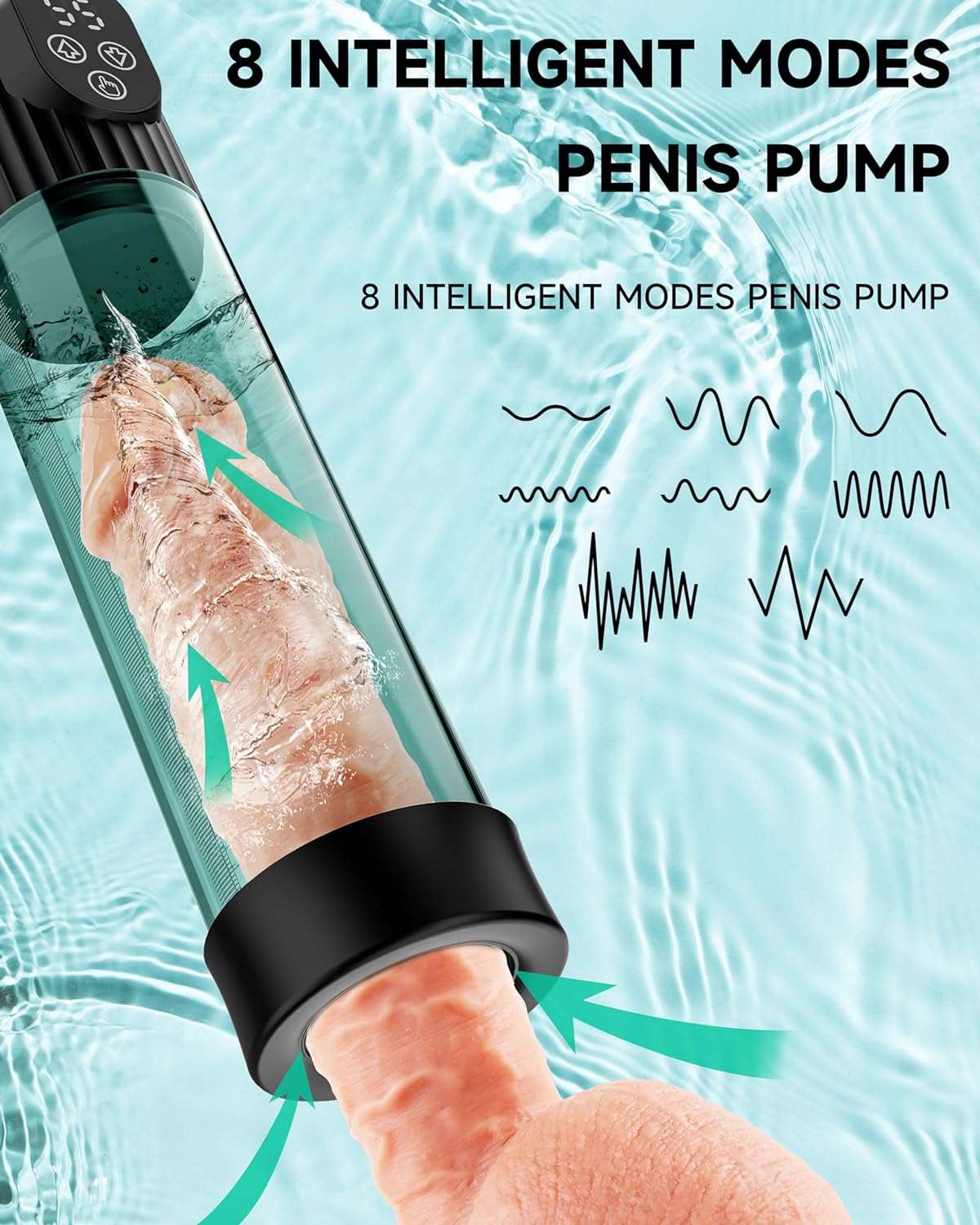 AquaGrip Penis Pump Male Masturbator-2