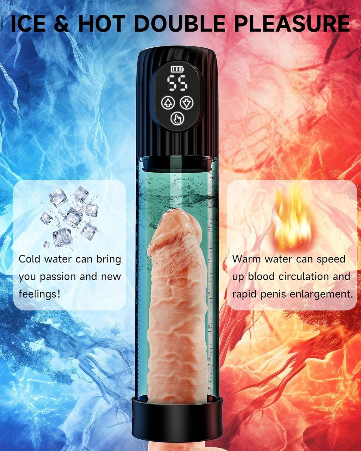 AquaGrip Penis Pump Male Masturbator-3