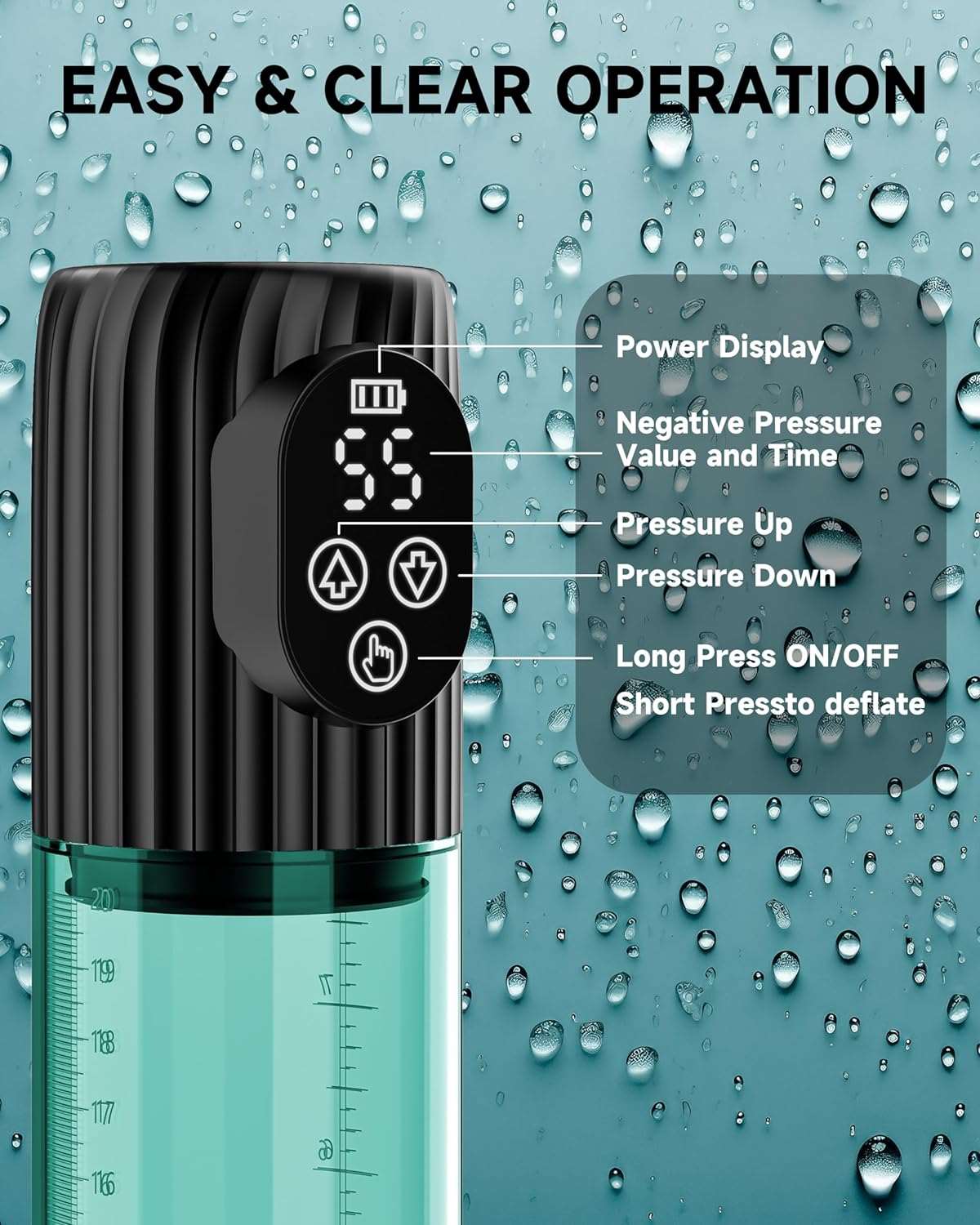AquaGrip Penis Pump Male Masturbator-4