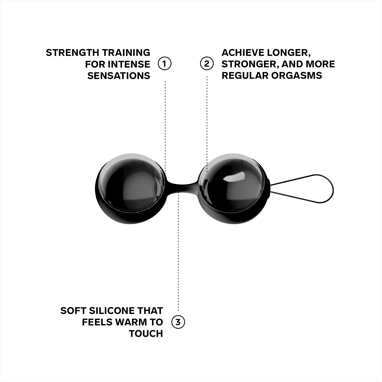 LELO Beads Noir Kagel Ball-3