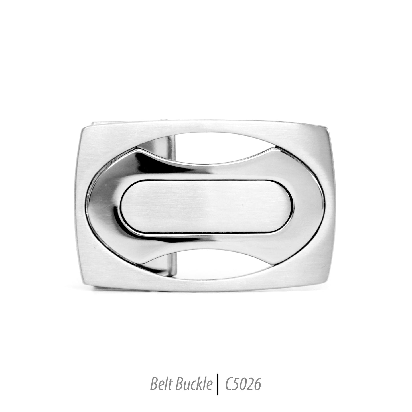 Ferrecci Men's Stainless Steel Removable Belt Buckle - C5026-0