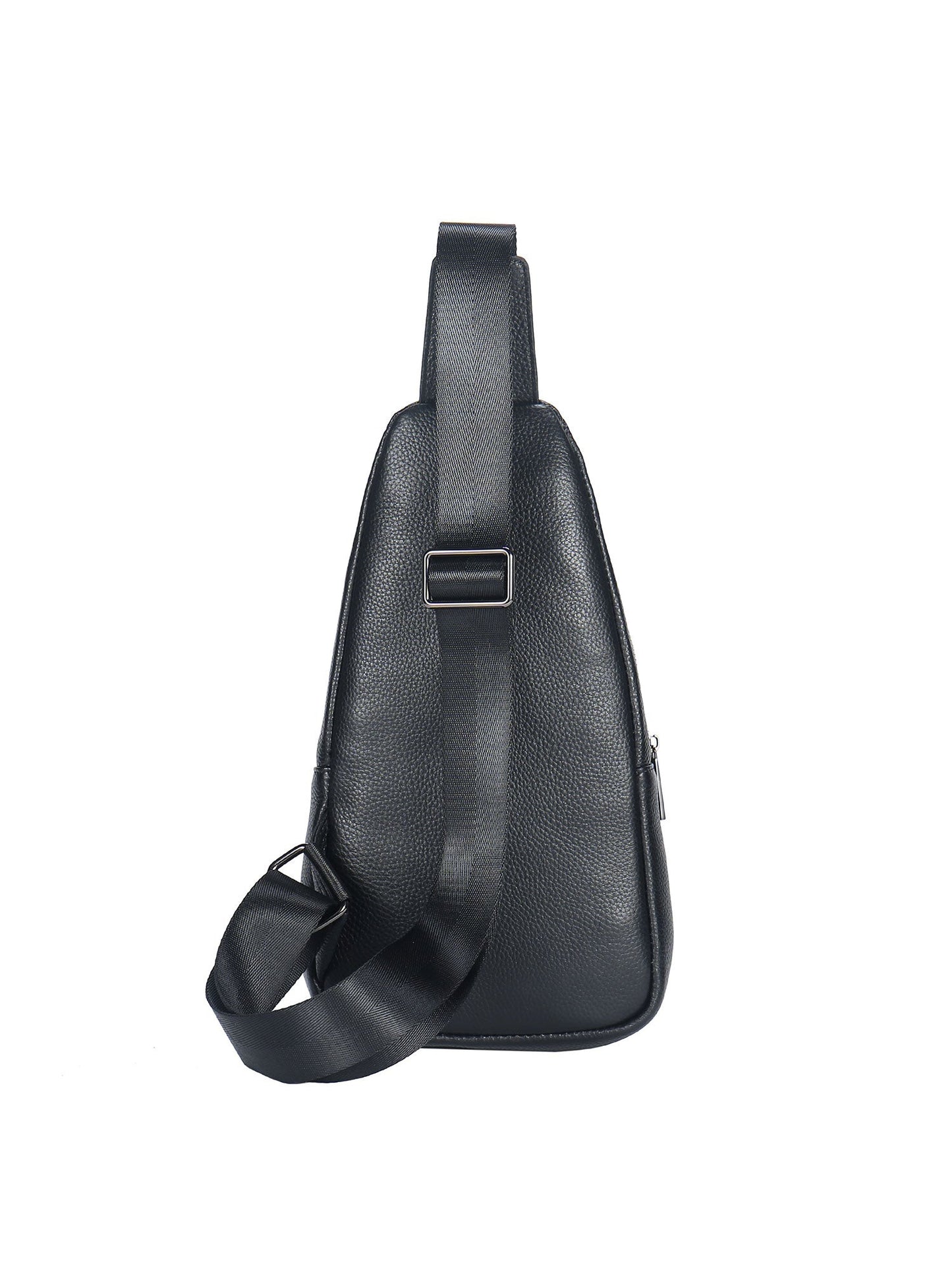 Marsupio da uomo In Vera pelle Made in Italy 18x33x7 cm-2