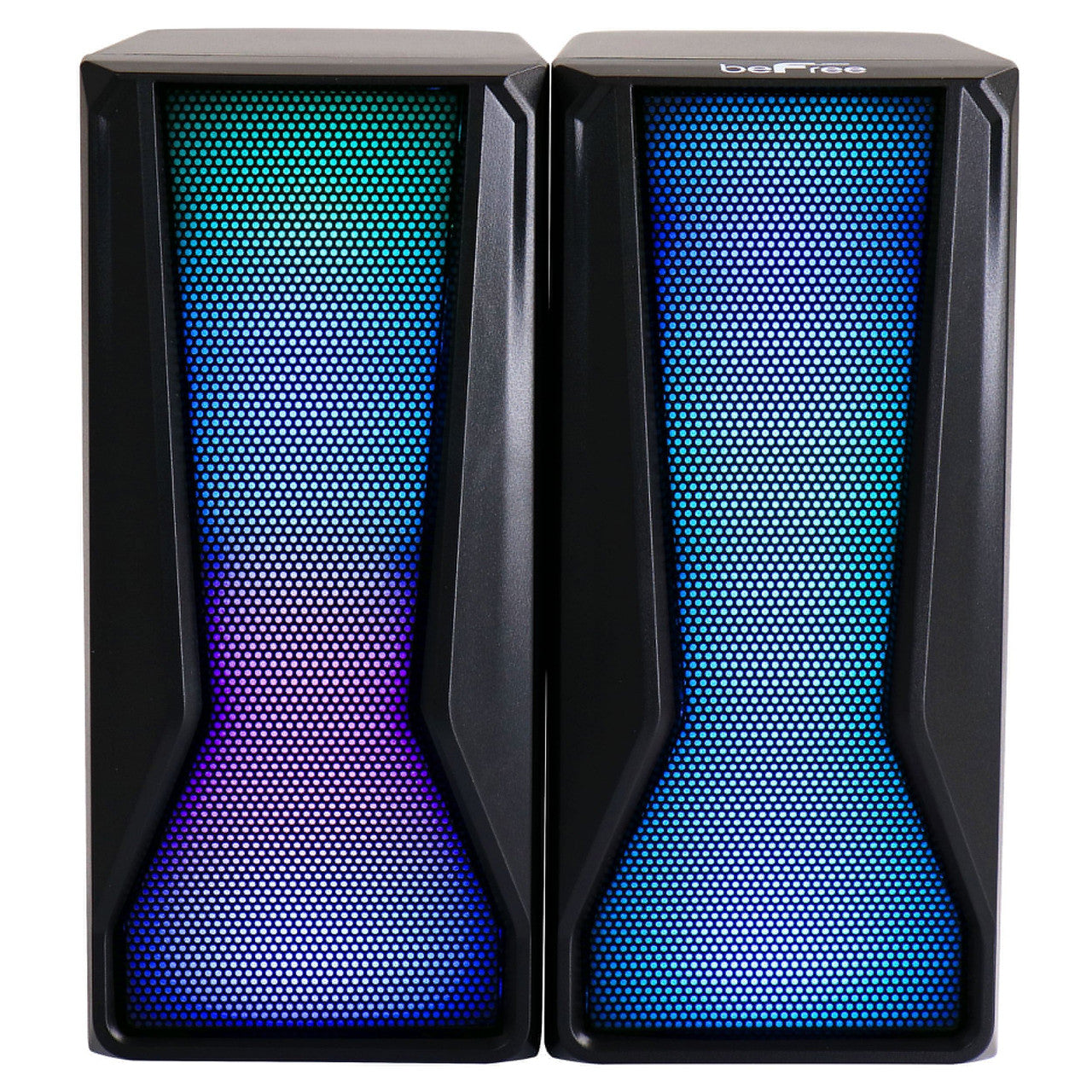 beFree Sound Color LED Dual Gaming Speakers-0