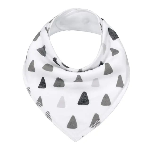 Newborn Feeding Bib - Baby Handkerchief Design
