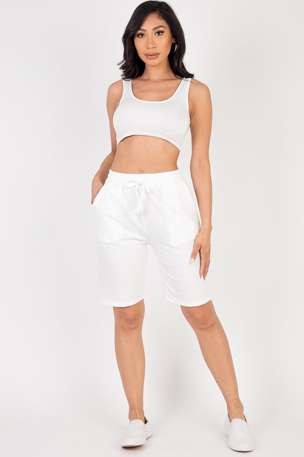 French Terry Bermuda Shorts (CAPELLA)-9