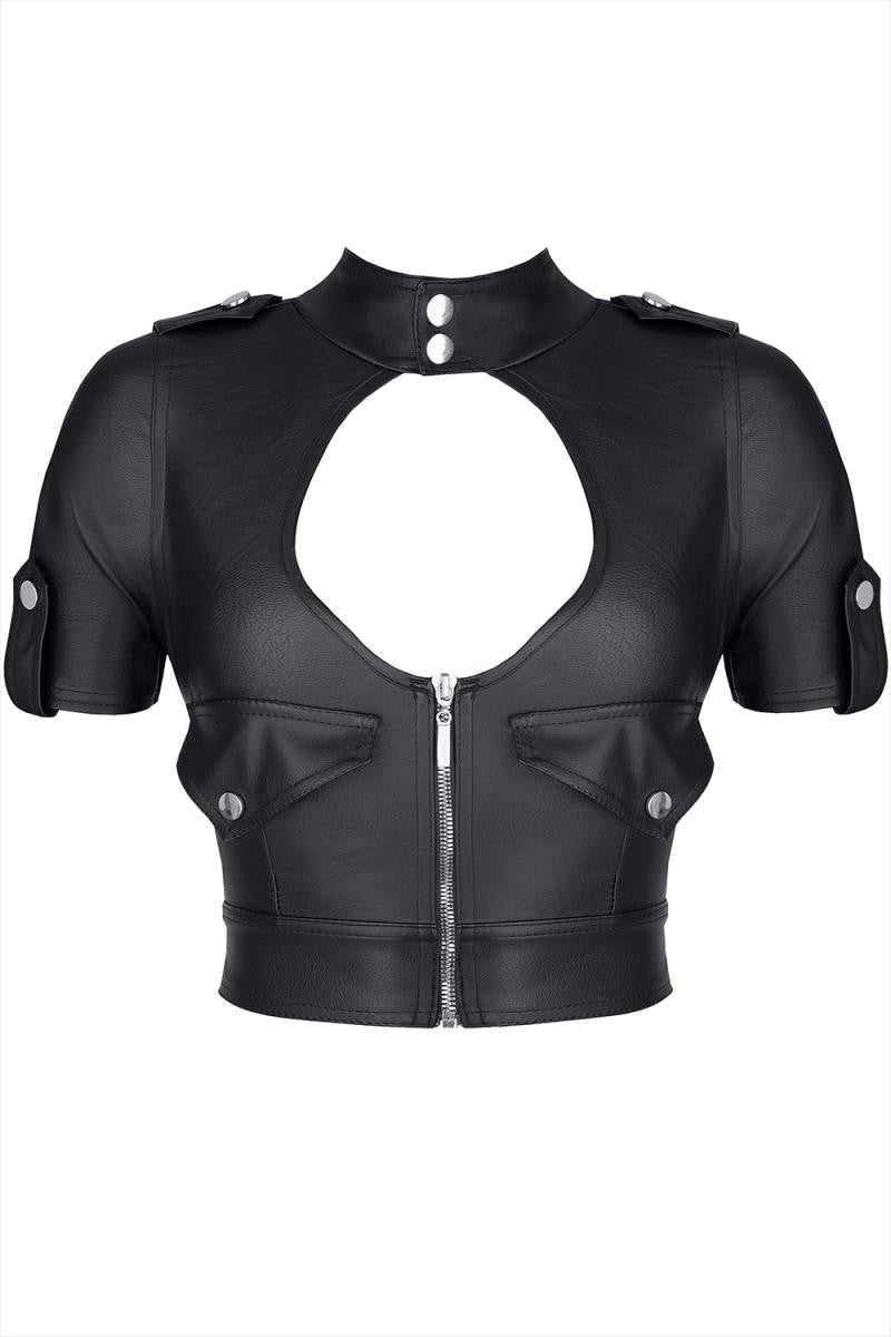 schwarzes Damen-Top BREnrica001 - XXL-0