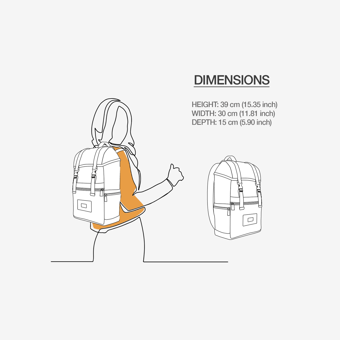 BYMANYC ® New York – NYC COUTURE Backpack in Zebra Print & Neon Yellow-4