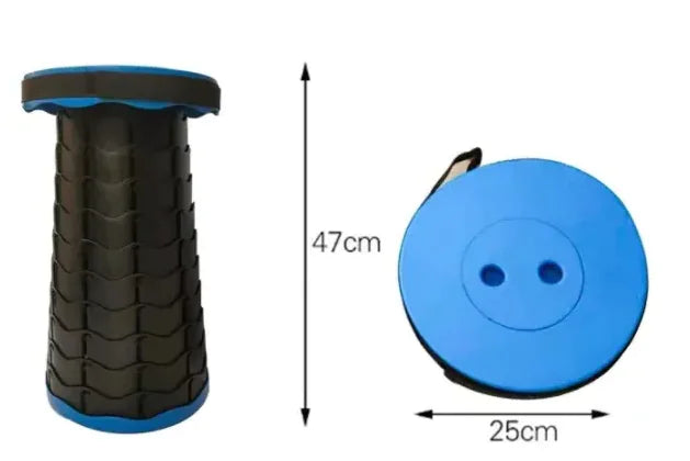Outdoor Telescopic Plastic Folding Stool
