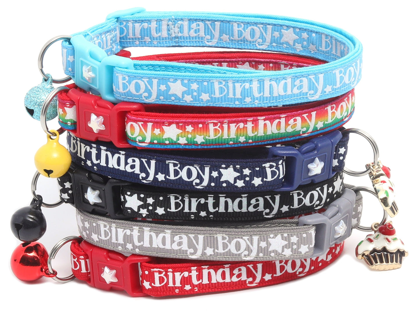 Birthday Boy Breakaway Cat Collar-0