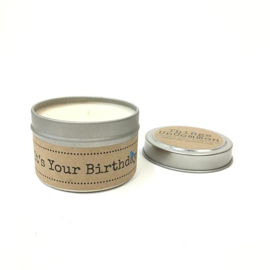 It's Your Birthday Tin Candle-0