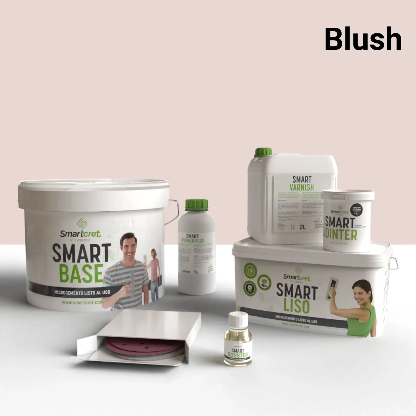 Kit de microcemento para lavabos de obra de 8m²-19