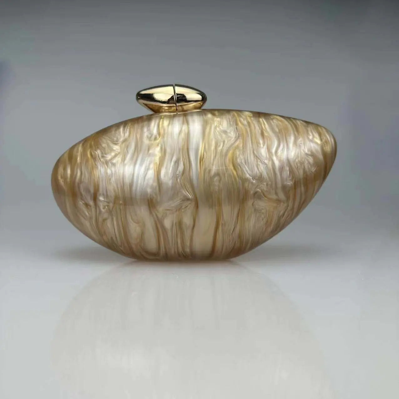 Elegant Acrylic Bullet Clutch