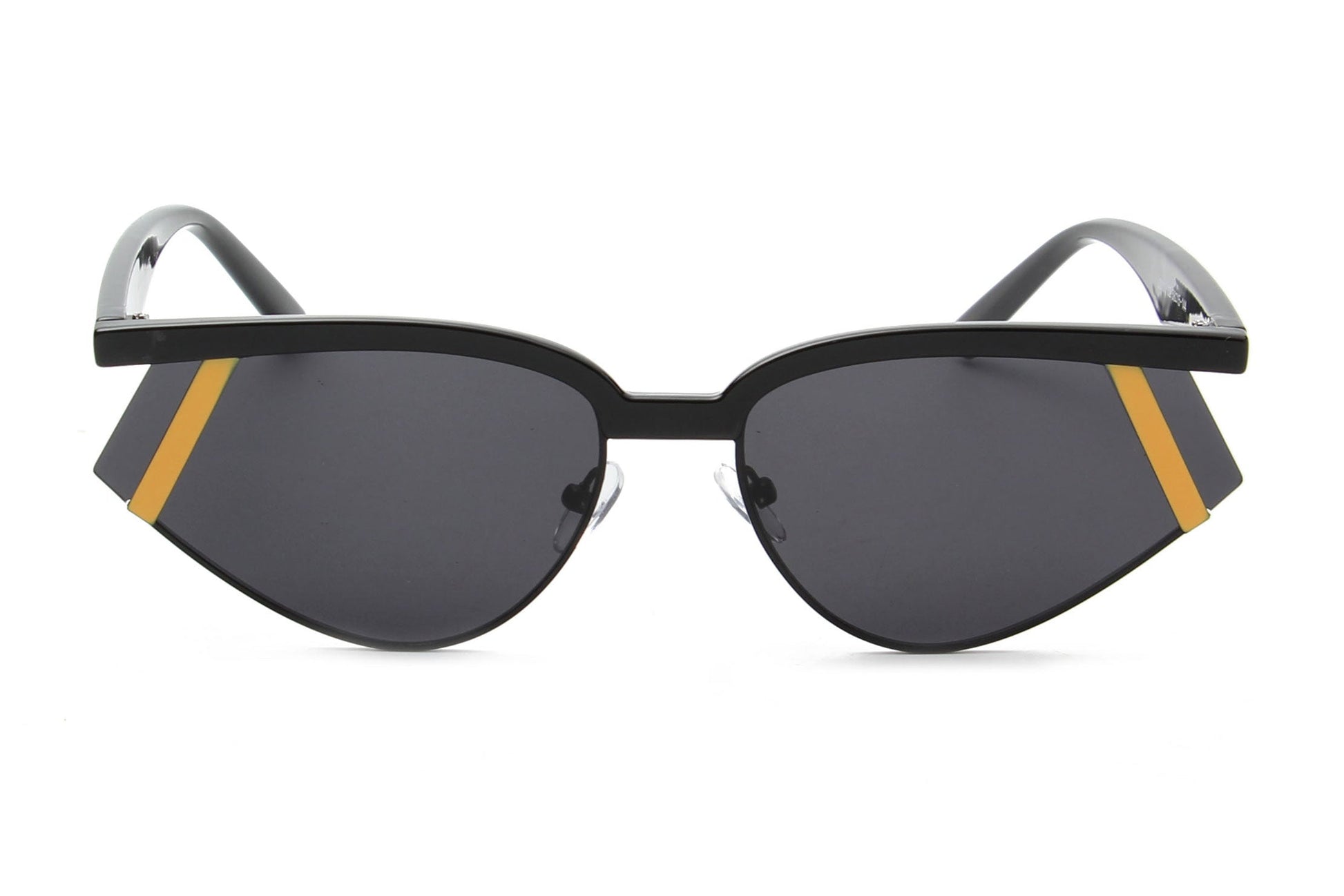 Laramie | Futuristic Rectangle Fashion Sunglasses-4