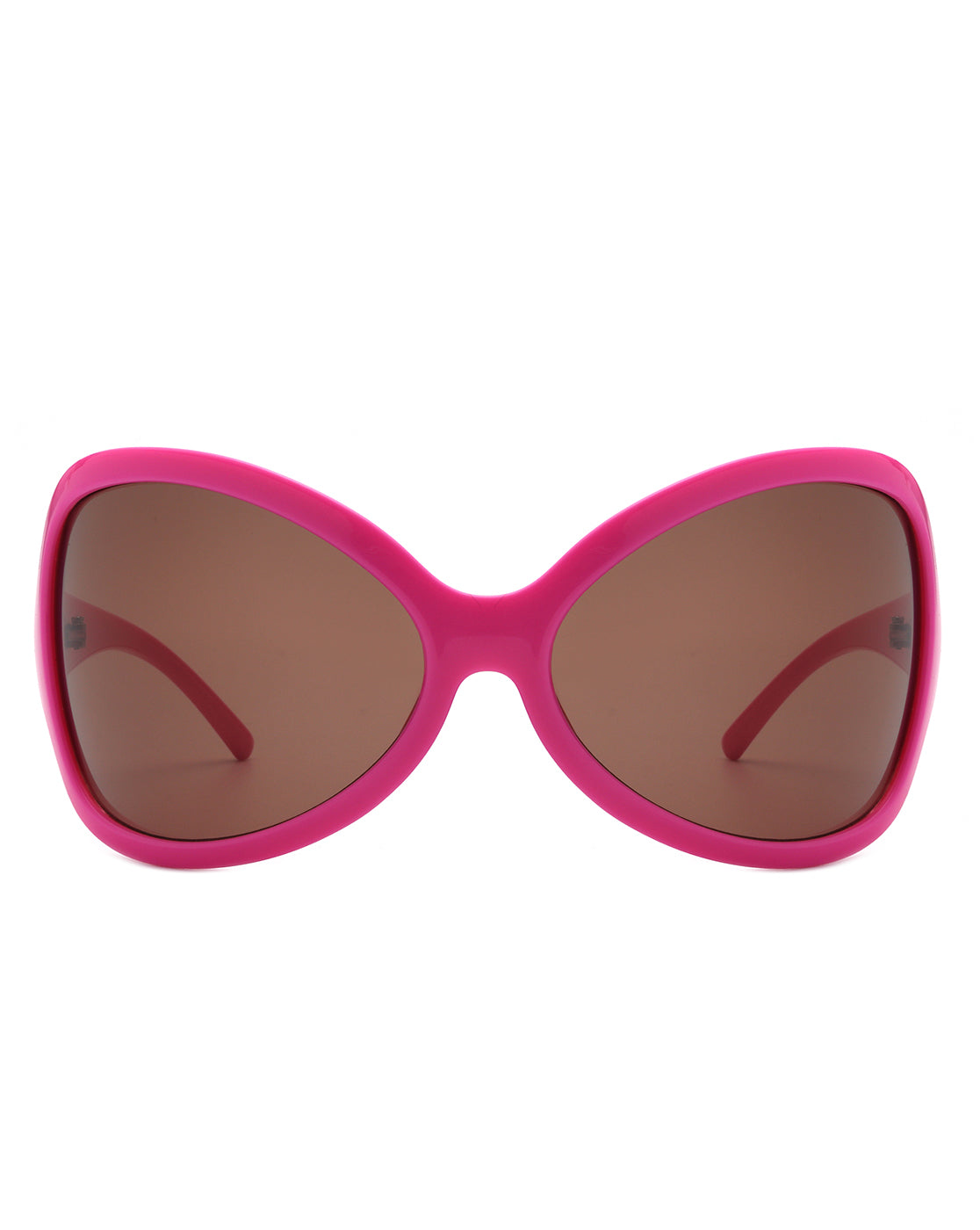 Luna - Oversized Triangle Butterfly Shape Women's Sunglasses-1