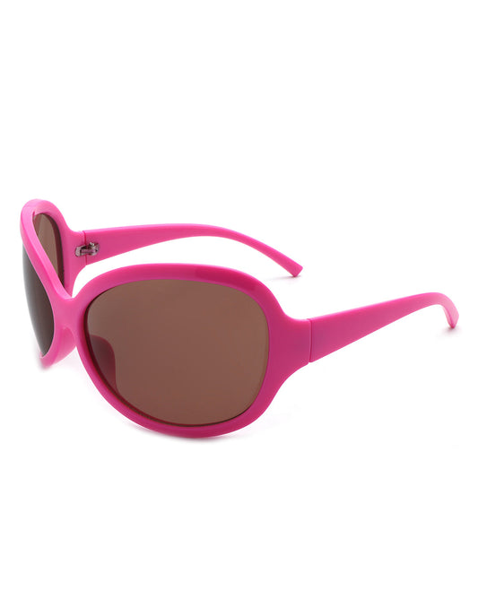 Luna - Oversized Triangle Butterfly Shape Women's Sunglasses-0