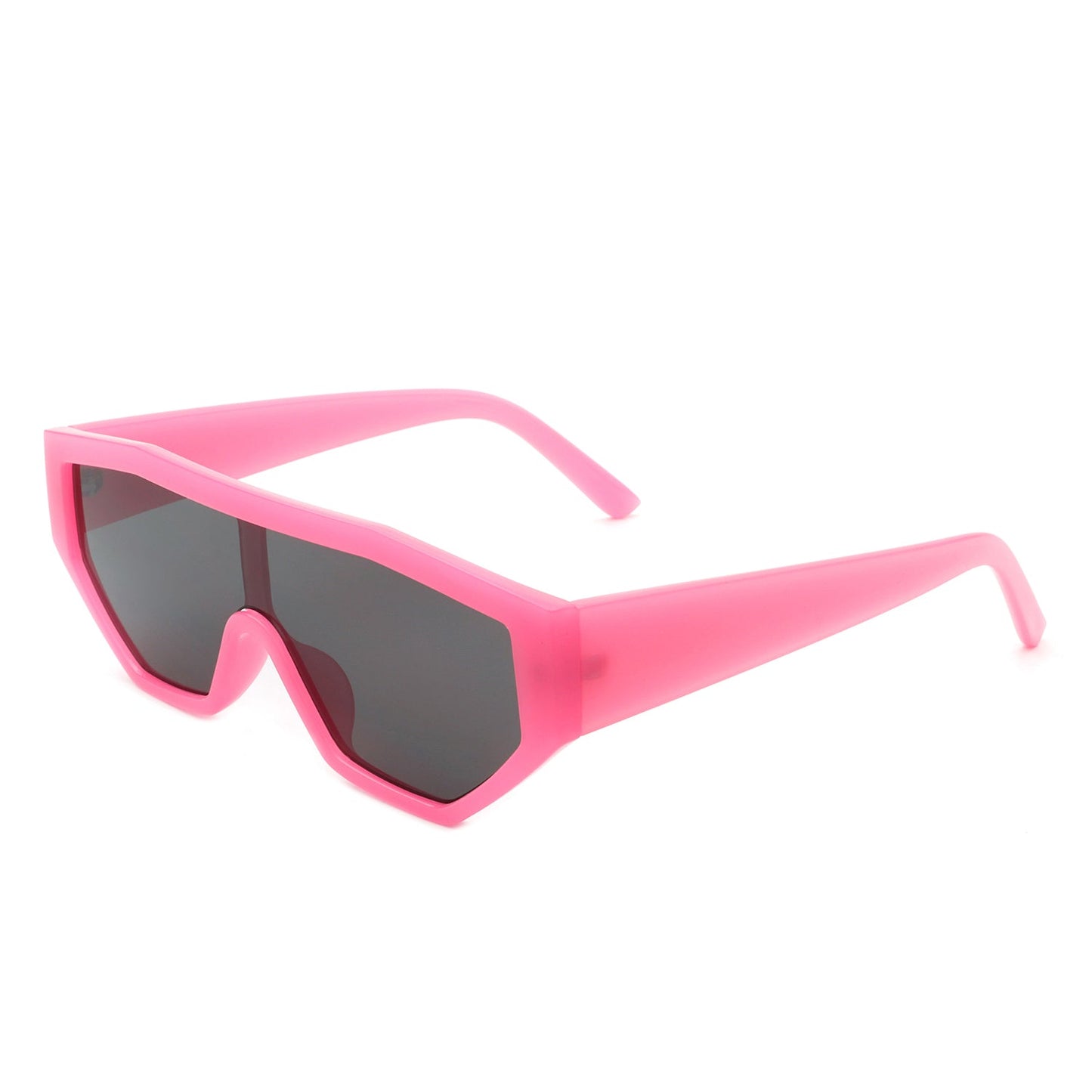 Firelily - Geometric Square Futuristic Fashion Sunglasses-7