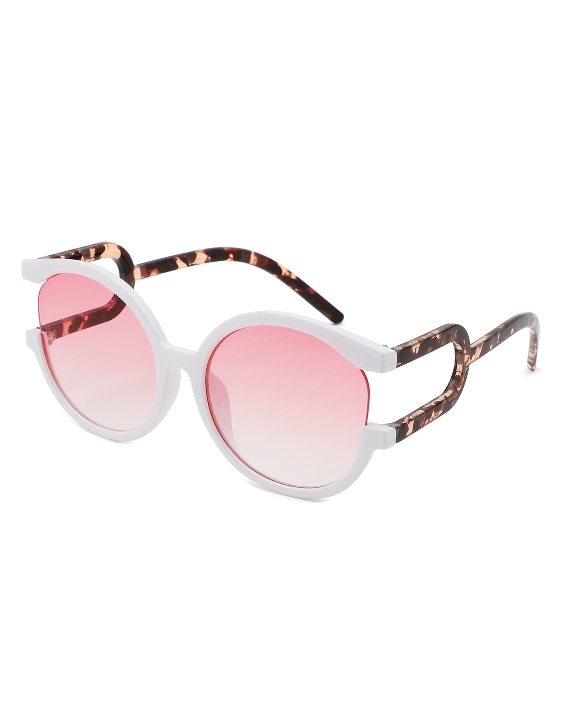 Iloria - Oversized Fashion Irregular Round Sunglasses-7