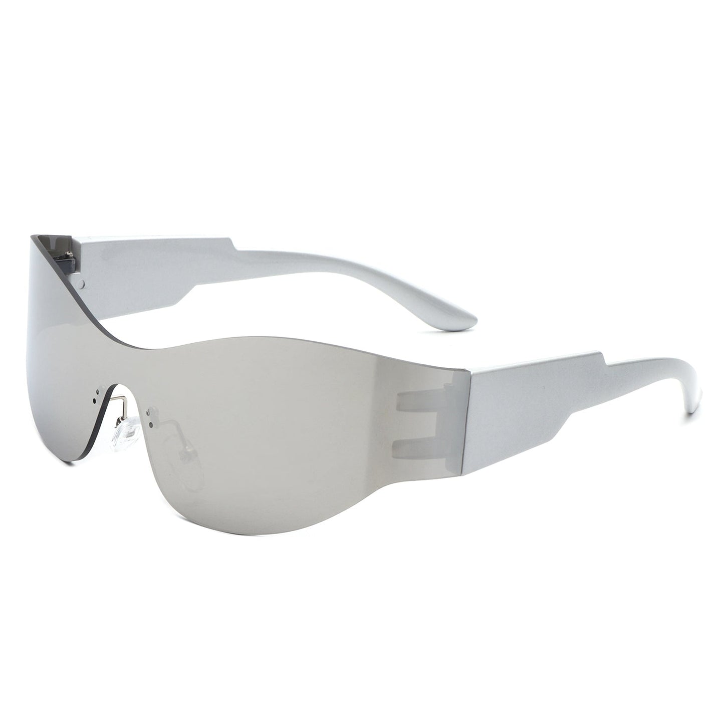 Galadriel - Futuristic Mirrored Cyberpunk Sport Sunglasses-8