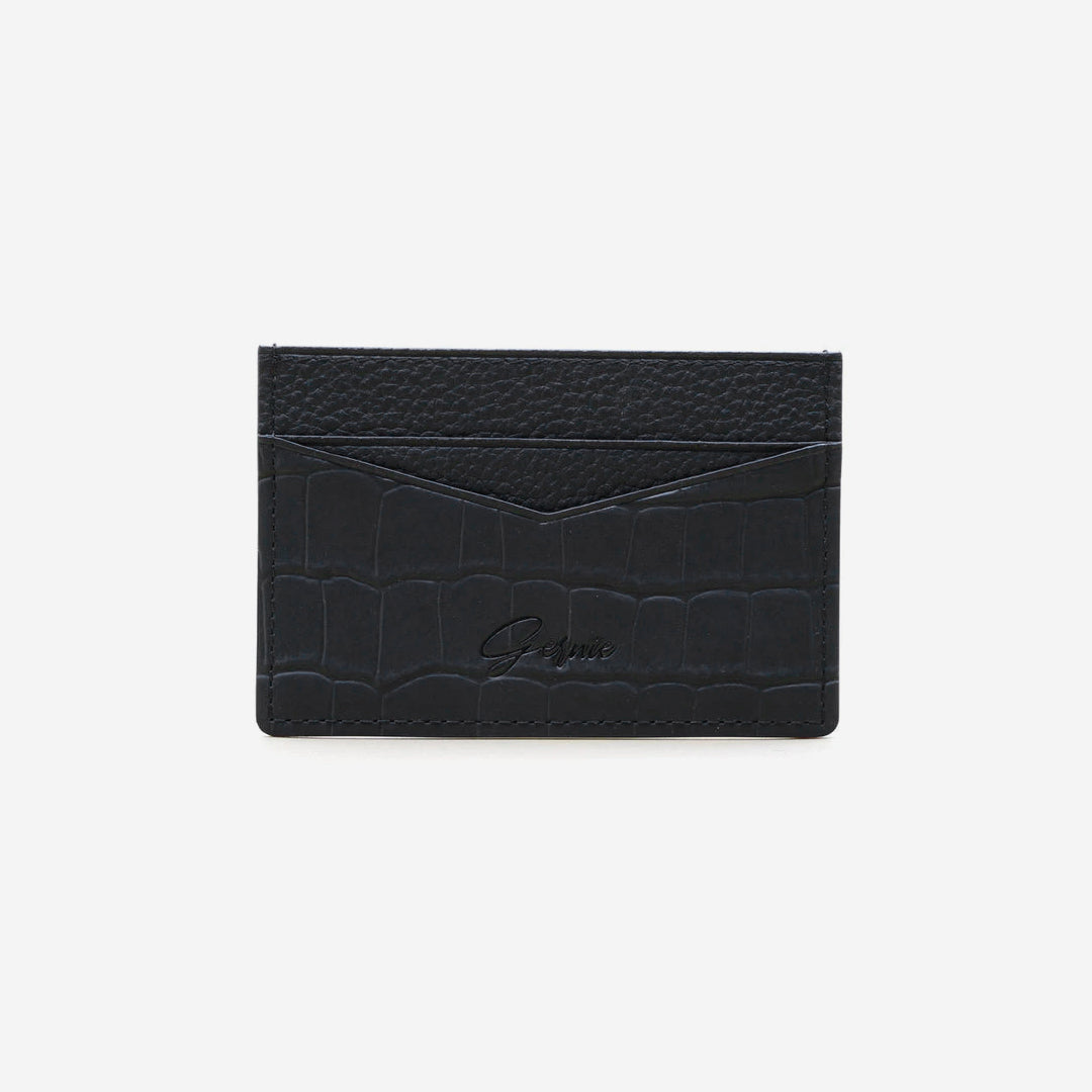 Genuine Croc Leather Slim Card Case-6