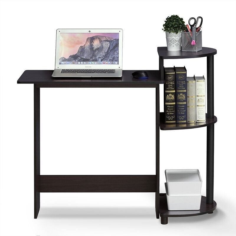 Contemporary Home Office Computer Desk in Black Finish-2