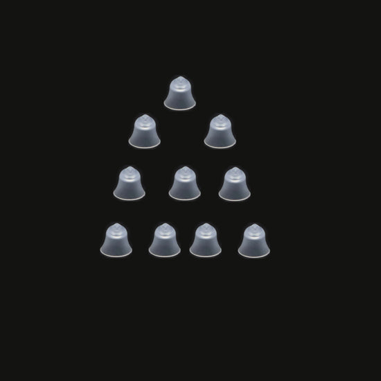 Hearing Aid Ear Piece Bell Shape Domes 10-Pack Comfortable PSAP Kit Ear Tips Invisible-3