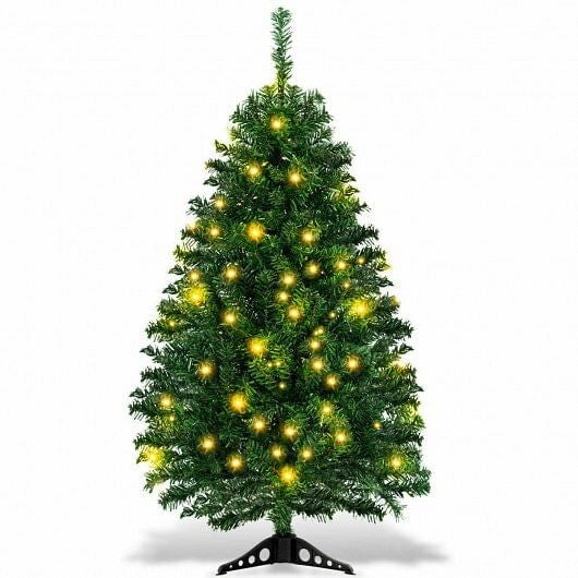 4 Feet Tabletop Artificial Christmas Tree with LED Lights-4