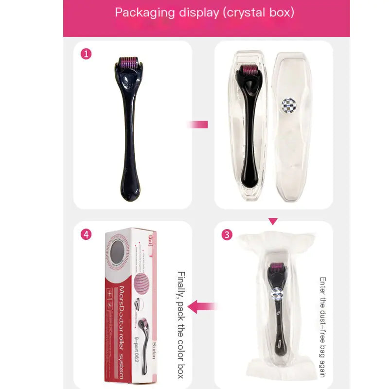 540 Microneedling Roller for Home Use - Titanium Alloy