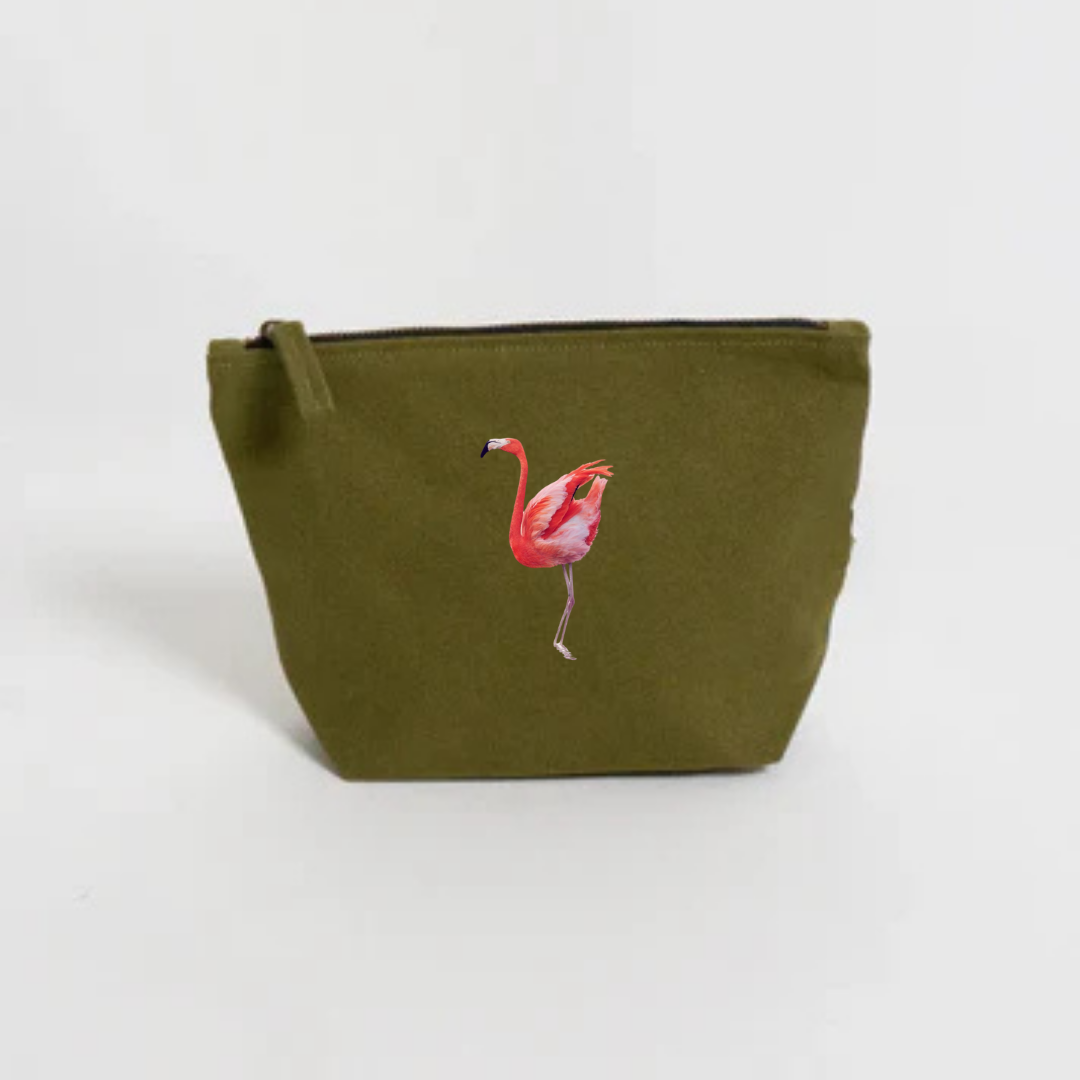Make Up Pouch - Flamingo-1