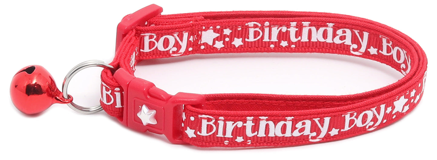 Birthday Boy Breakaway Cat Collar-6