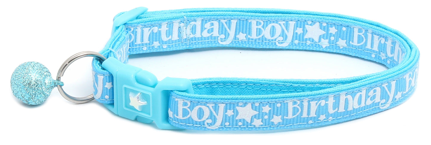 Birthday Boy Breakaway Cat Collar-5