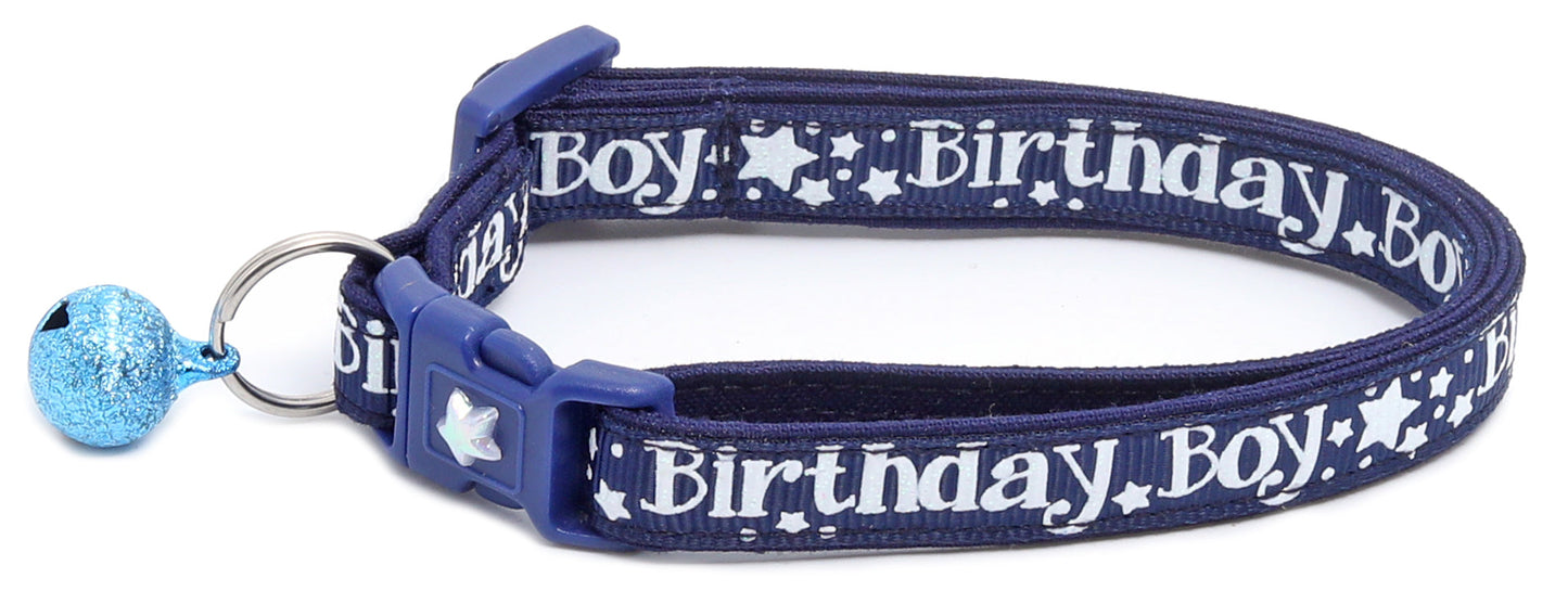 Birthday Boy Breakaway Cat Collar-7