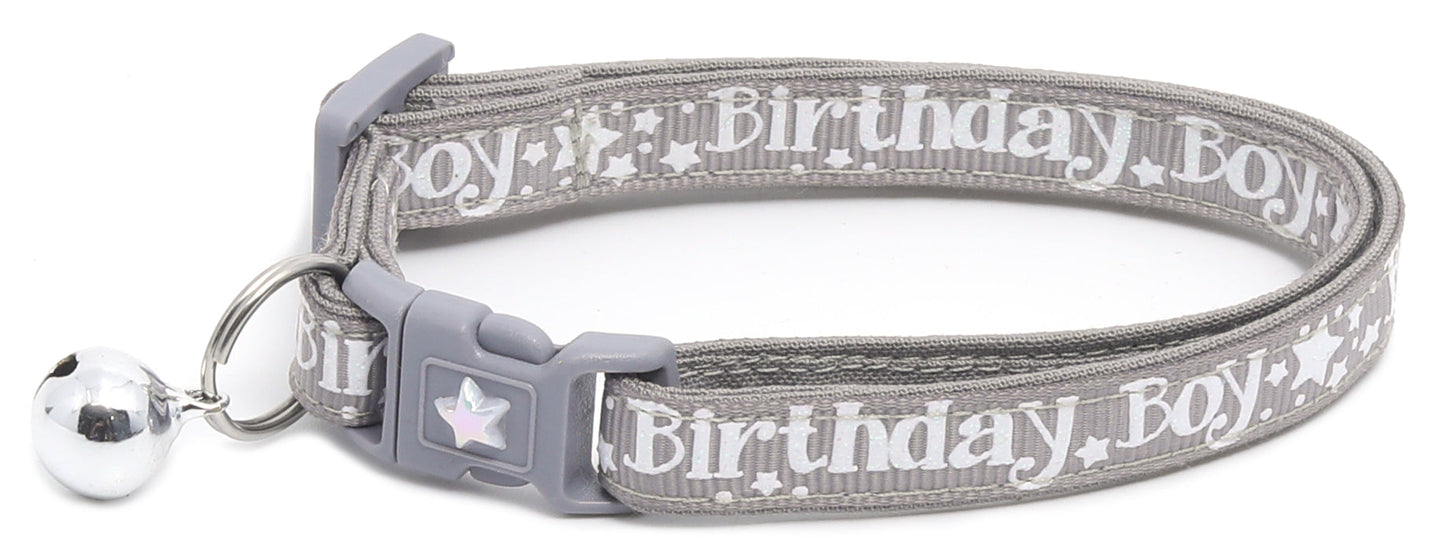 Birthday Boy Breakaway Cat Collar-9
