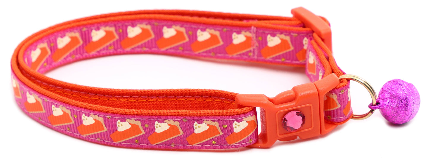 Pumpkin Pie Slices Breakaway Cat Collar-13