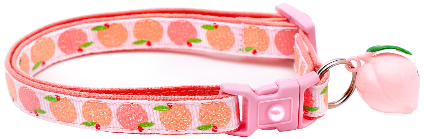 Peach Breakaway Cat Collar-10