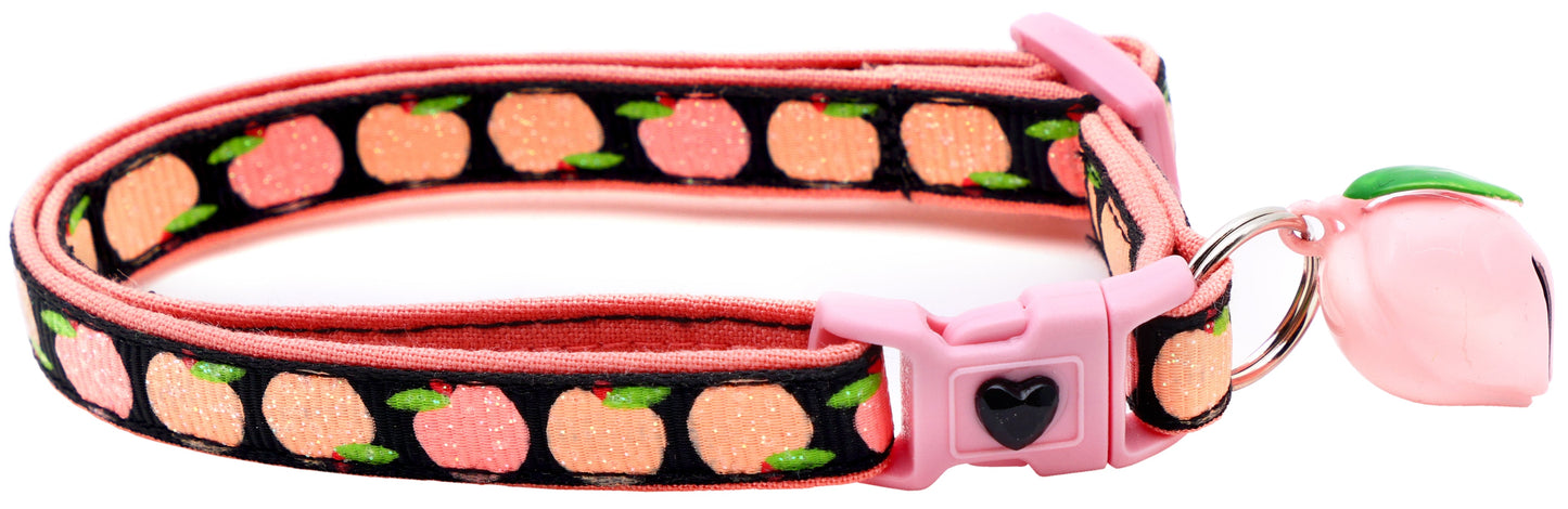 Peach Breakaway Cat Collar-1