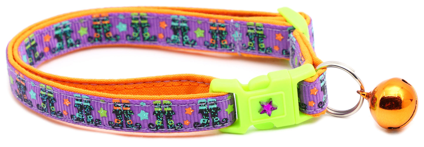 Witchy Boots Breakaway Cat Collar-1