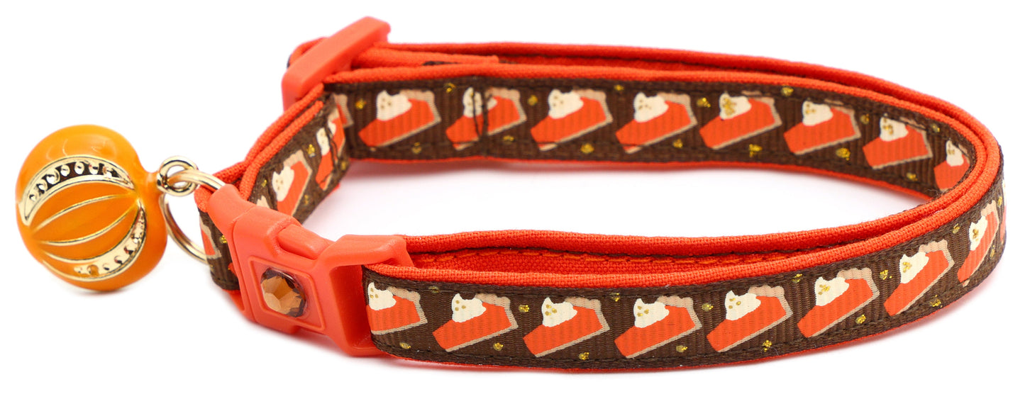 Pumpkin Pie Slices Breakaway Cat Collar-2