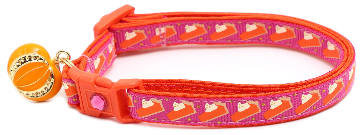 Pumpkin Pie Slices Breakaway Cat Collar-22
