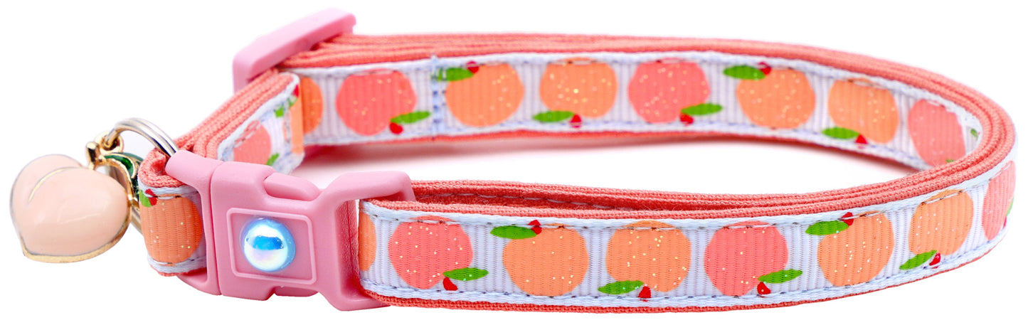 Peach Breakaway Cat Collar-16