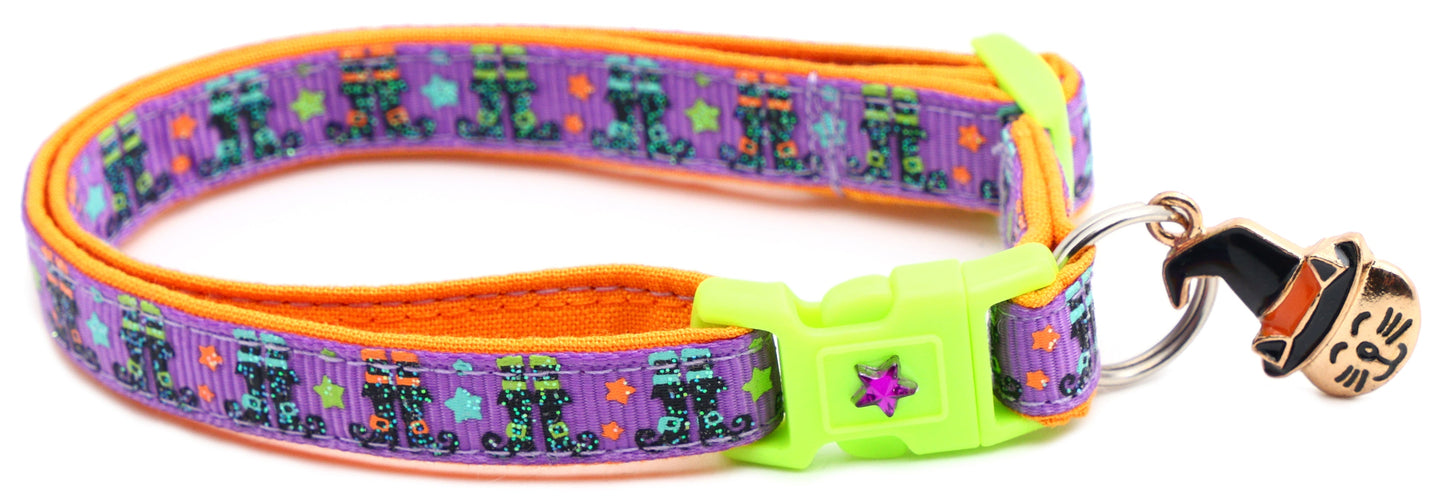 Witchy Boots Breakaway Cat Collar-2