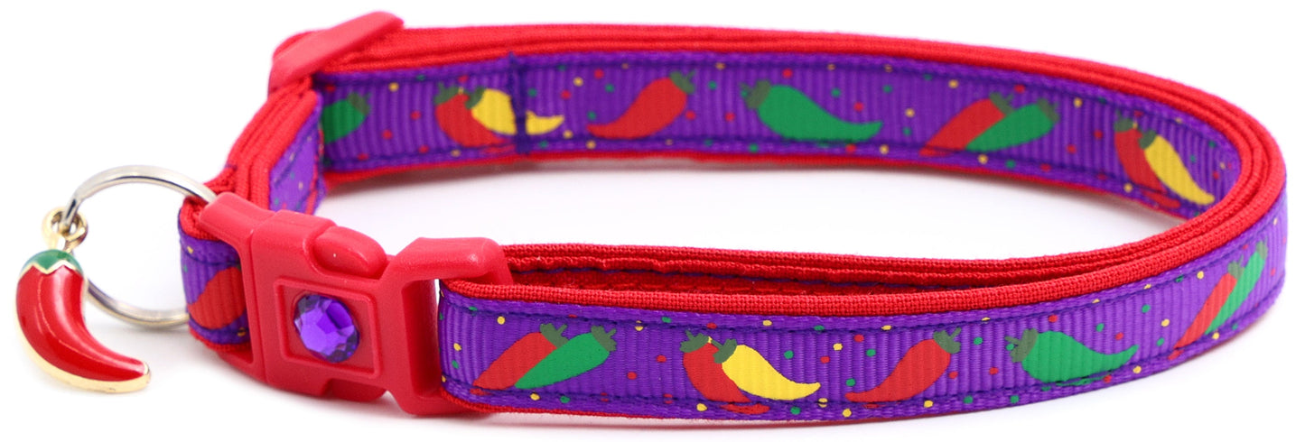 Spicy Peppers Breakaway Cat Collar-22