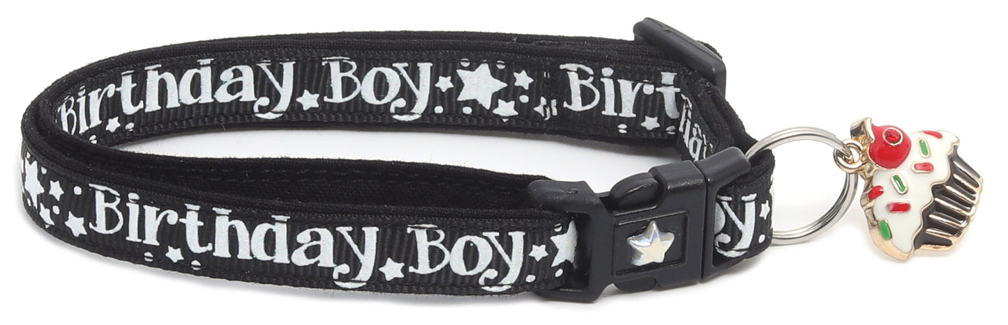 Birthday Boy Breakaway Cat Collar-2