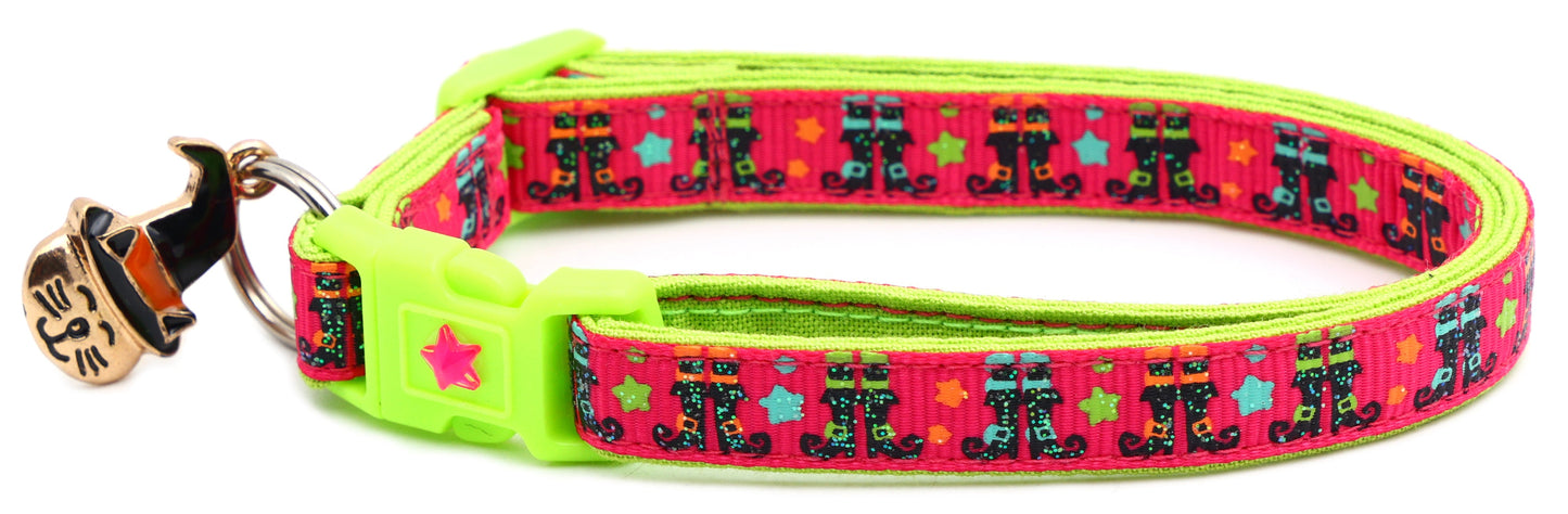 Witchy Boots Breakaway Cat Collar-10