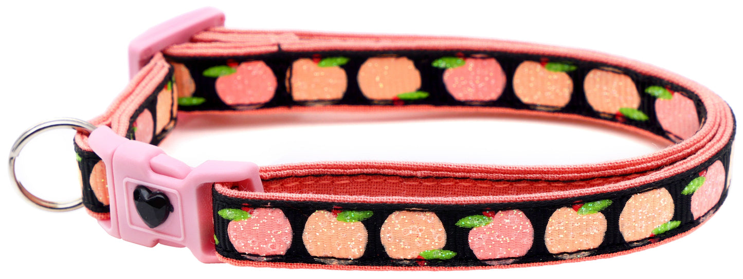 Peach Breakaway Cat Collar-3