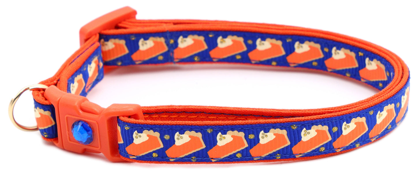Pumpkin Pie Slices Breakaway Cat Collar-37