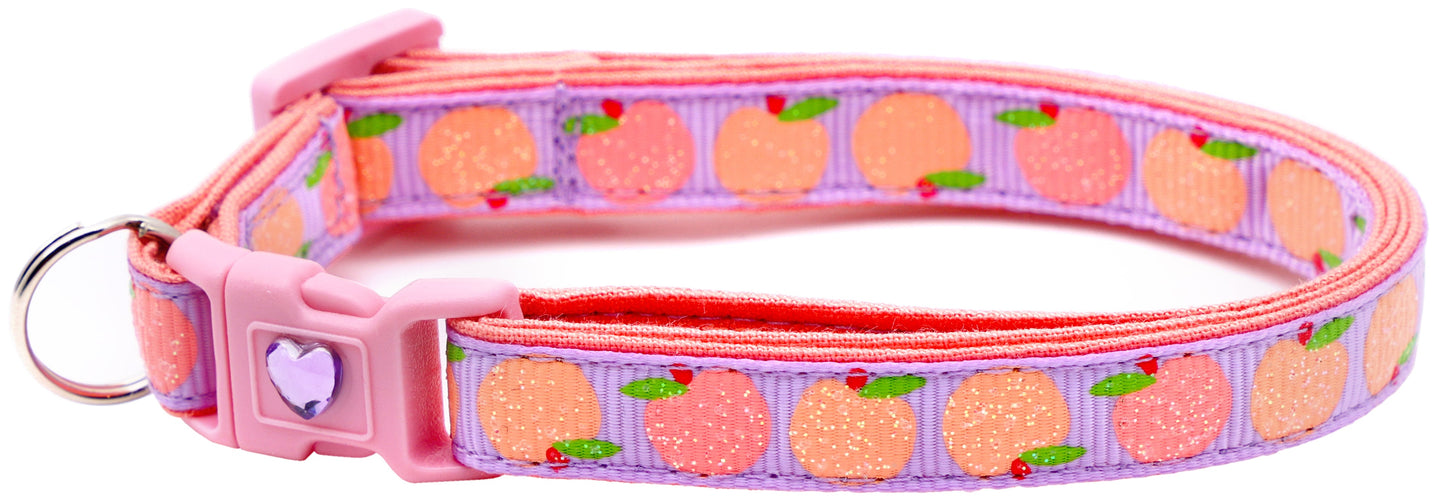Peach Breakaway Cat Collar-32