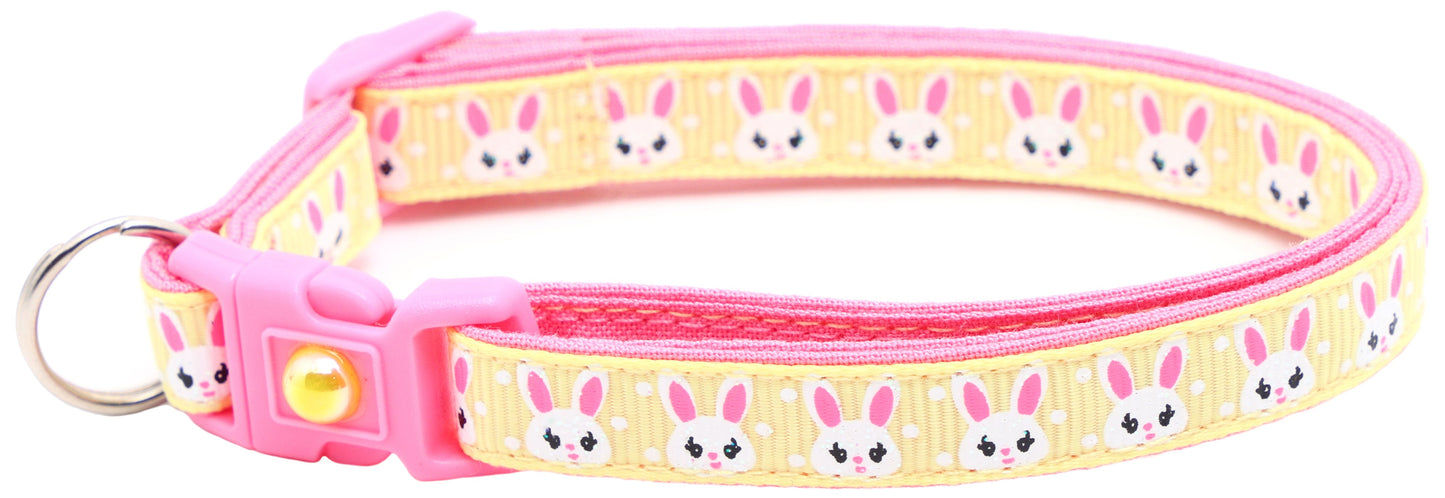 Bunny Faces Breakaway Cat Collar-38